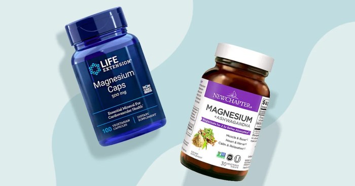 Magnesium supplements for sleep